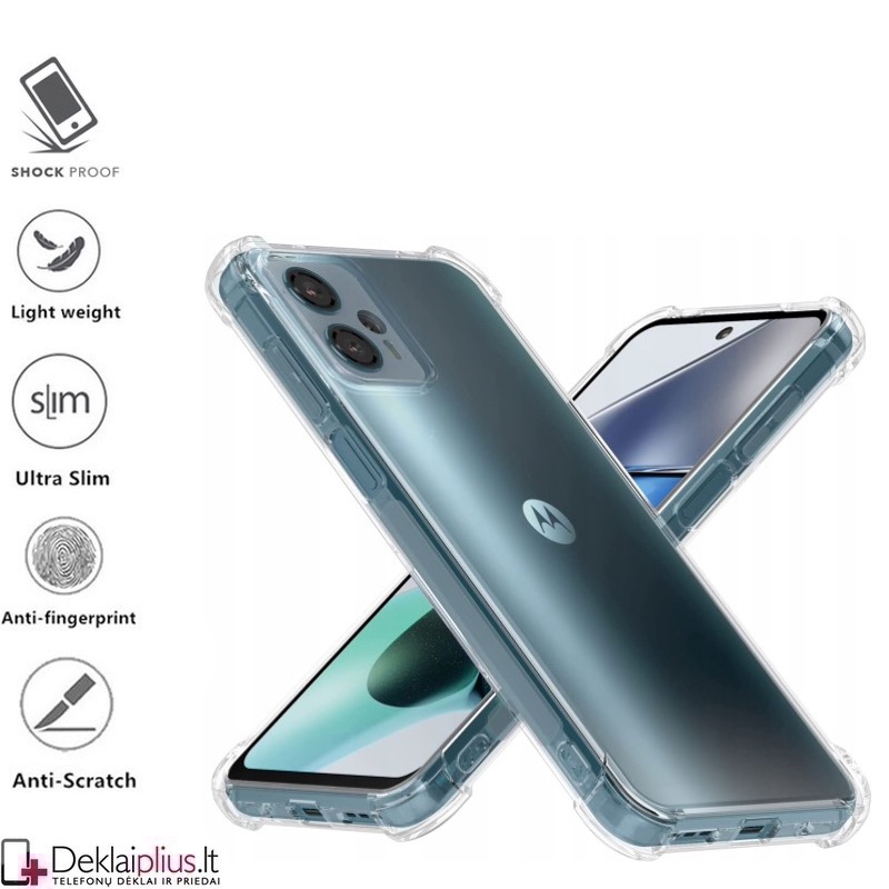Silikoninis-Anti shock dėklas - permatomas 1.5 mm.(Motorola Moto G13/G23) Silikoninis-Anti shock dėklas - permatomas 1.5 mm.(Motorola Moto G13/G23)